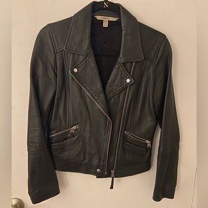 Zara Black Leather Jacket